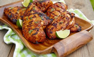grilled Cajun lime chicken