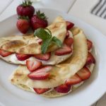 strawberry naan crepes