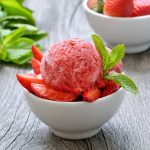 strawberry sorbet