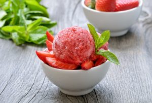 strawberry sorbet