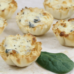 Creamy Chicken Spinach Cups