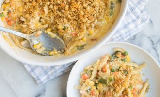 Cheesy Noodles and Vegetables