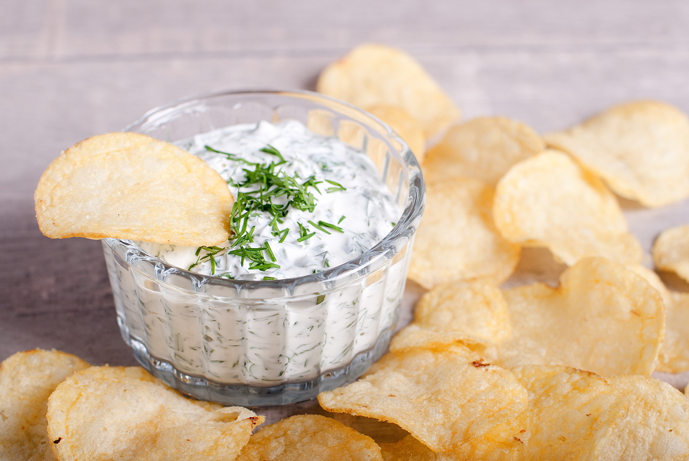 potato chip and dip