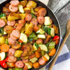 20 Minute Sausage and Vegetables