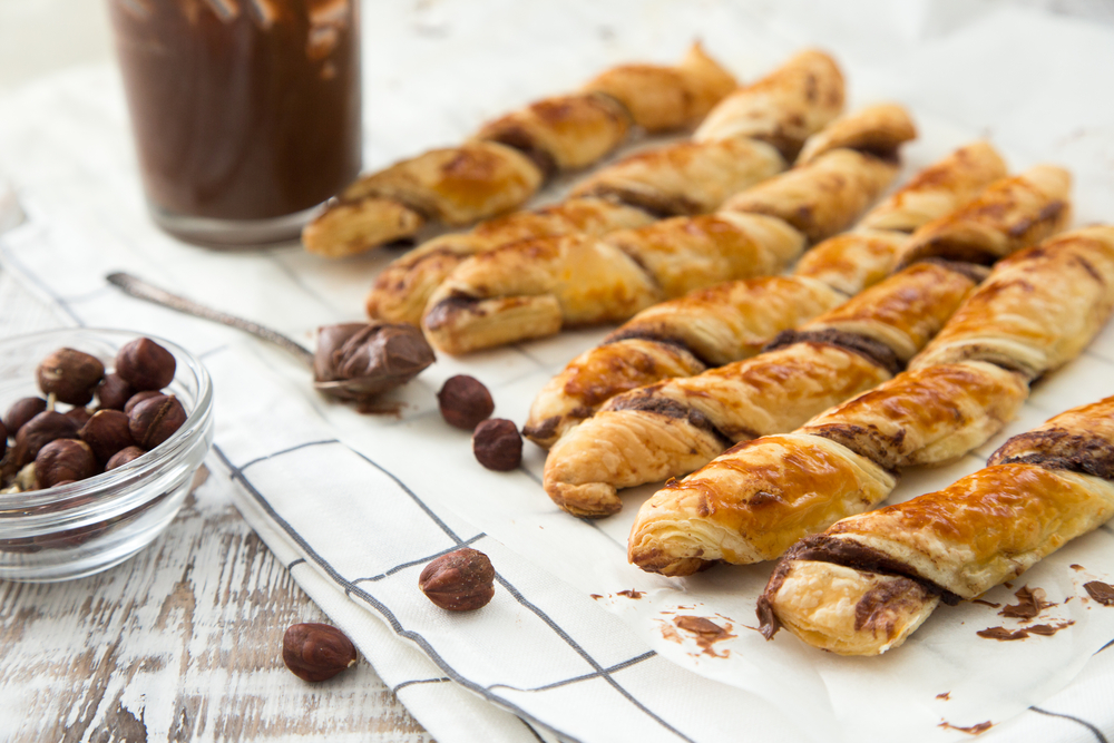 Nutella Puff Pastry Twists