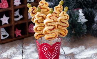Puff Pastry Christmas Trees