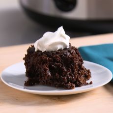 Slow-Cooker Double Chocolate Cake