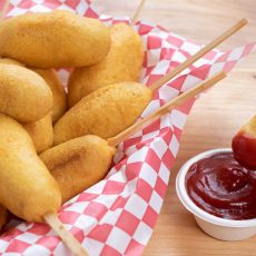 Homemade Mini Corn Dogs