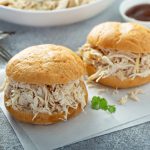 Sandwiches,With,Pulled,Chicken,And,Bbq,Sauce