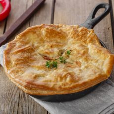 Skillet Puff Pastry Chicken Pot Pie