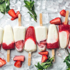 Strawberries & Cream Pops